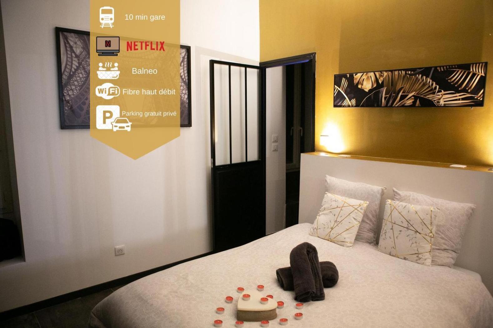 Loft De Courcaille - Balneo - Free Parking - Wifi Apartment Orleans Exterior photo